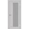 Межкомнатная дверь экошпон Турин 544.12 пепельный остеклённая