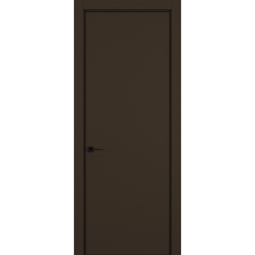 Фото межкомнатной двери керамик MN 1 коричневый глухая