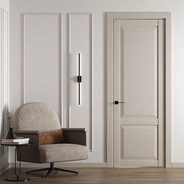 Межкомнатная дверь керамик NC 3 бежевый глухая