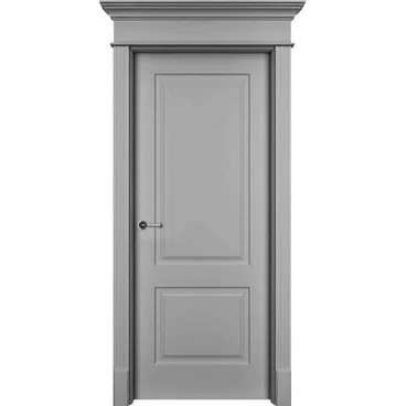 Межкомнатная дверь эмаль Нафта 2 серая глухая