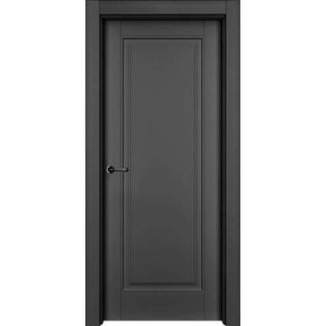 Звукоизоляционная дверь Оксфорд чёрная эмаль 42 дб