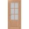 Межкомнатная дверь Тоскана 641.2221 ясень тёмный со стеклом