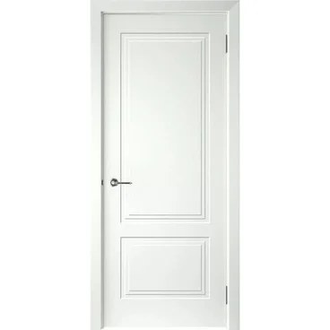Межкомнатная дверь эмаль Левел-2 белая глухая