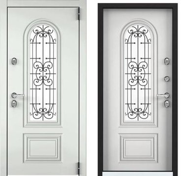 Входная стальная дверь Torex Snegir Cottege 02 SNG-2 белый SNG-2 КТ белый