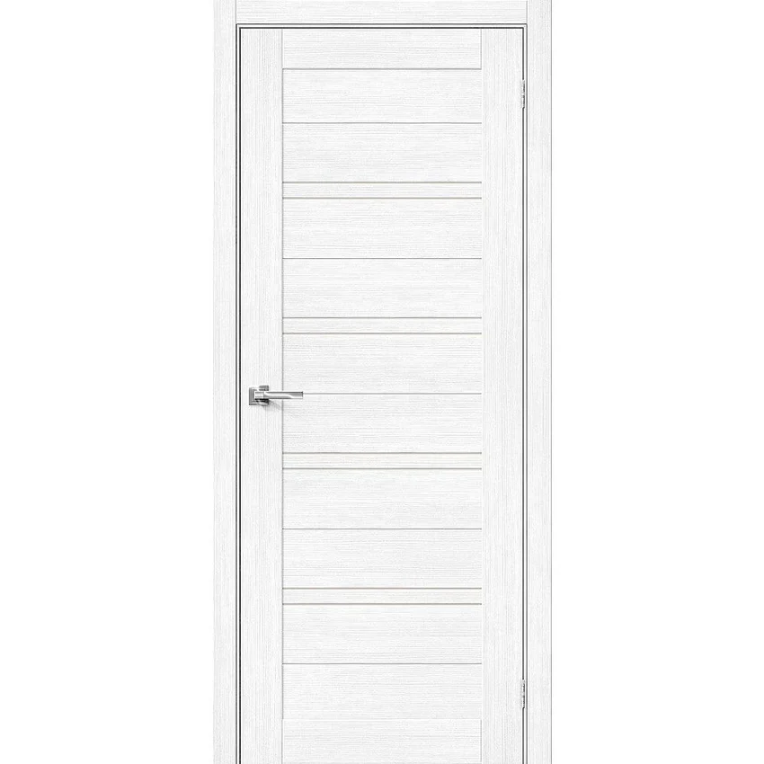 Фото двери эко шпон Porta 28 в цвете snow veralinga