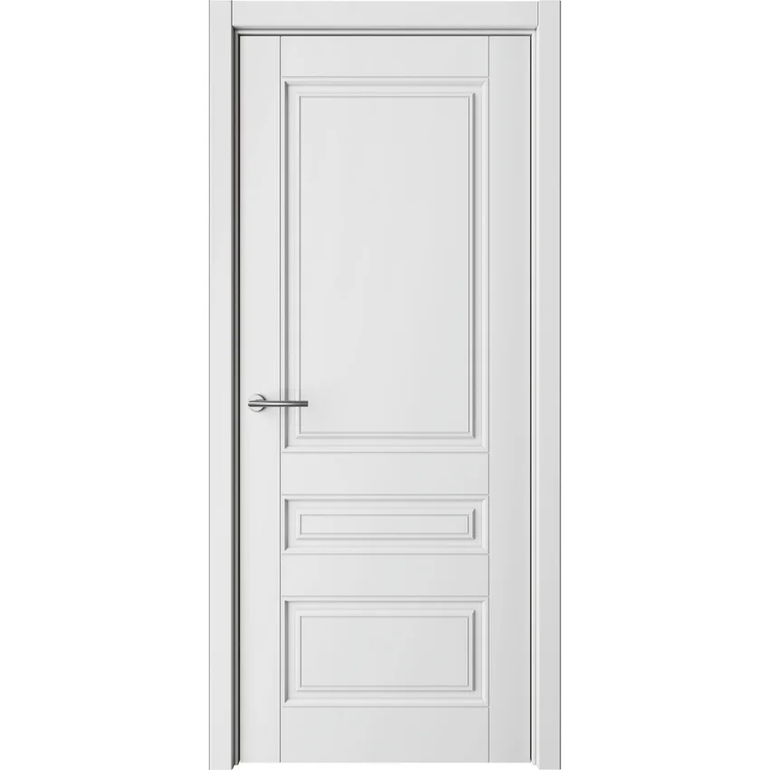 Фото межкомнатной двери эмаль Классика 3 белая глухая