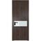 Межкомнатная дверь 17NA дуб тобакко остеклённая