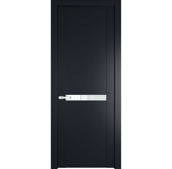 Межкомнатная дверь 1.4P нэви блу остеклённая