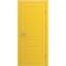Фото двери Белли желтая эмаль RAL 1018 глухая