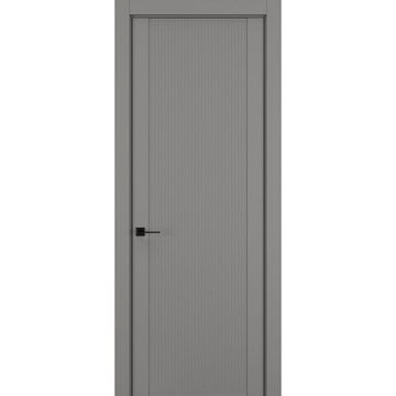 Межкомнатная дверь керамик FL 2 серый глухая