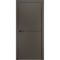 Фото двери пэт Премьер-1 антрацит AL Black глухая