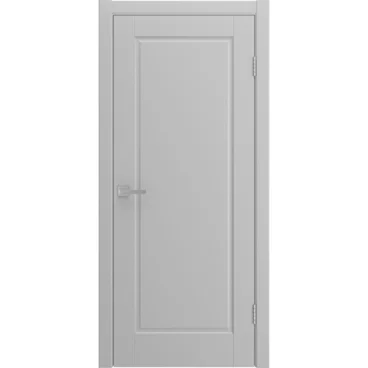 Межкомнатная дверь Аура светло-серая эмаль глухая