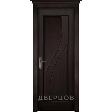 Межкомнатная дверь массив ольхи ОКА Даяна венге глухая