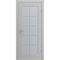 Фото двери Аморе светло-серая эмаль со стеклом