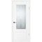 Фото межкомнатной двери экошпон Profilo Porte PSC-37 белая остеклённая