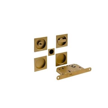 Дверная ручка для раздвижной двери с завёрткой квадратная 55-55 мм