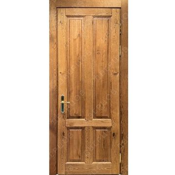 Межкомнатная дверь массив дуба с сучком Дверцов Авиано глухая венге