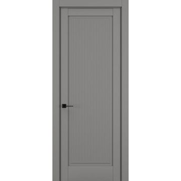 Межкомнатная дверь керамик FL 3 серый глухая