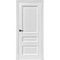 Межкомнатная дверь эмаль Кардинал 1/2 белая глухая