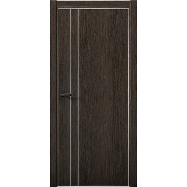 Межкомнатная дверь Плутоний 4 дуб тёмный глухая
