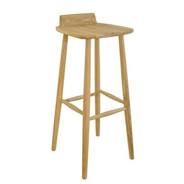 Стул барный Асти цвет дуб натуральный из массива дуба