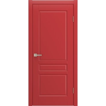 Межкомнатная дверь Бриз красная эмаль RAL 3028 глухая