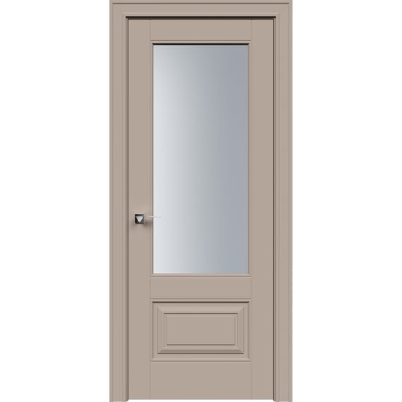 Фото двери Дельта 2 эмаль капучино со стеклом