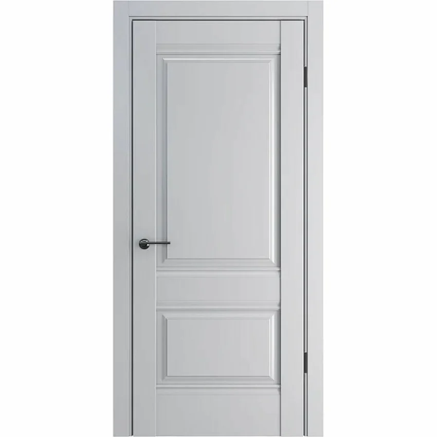 Межкомнатная дверь экошпон ДП-51 silver gray глухая