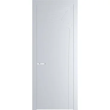 Межкомнатная дверь 25PW вайт глухая