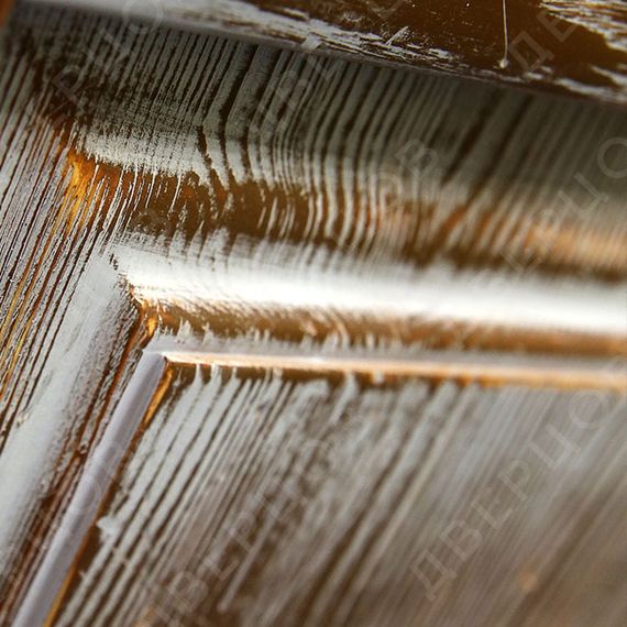 Межкомнатная дверь массив сосны Лофт Генуя RAL 8007 глухая