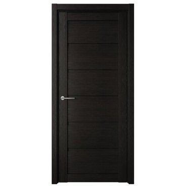 Межкомнатная дверь Вена эко-шпон тёмный кипарис глухая