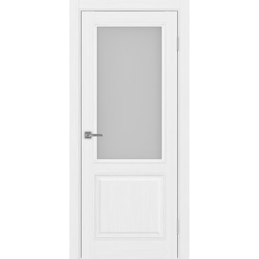 Межкомнатная дверь Тоскана багет 602.21 белый лёд со стеклом