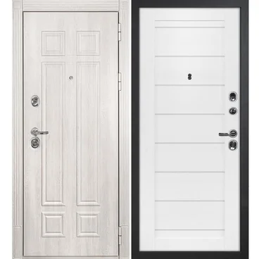 Входная дверь Гера 2 дуб филадельфия крем панель сборная