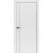 Межкомнатная дверь Light Geometry 4303 белая кромка ABS чёрная глухая