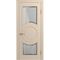 Межкомнатная дверь массив бука Viporte Лацио Амбиенте ваниль остекление 5