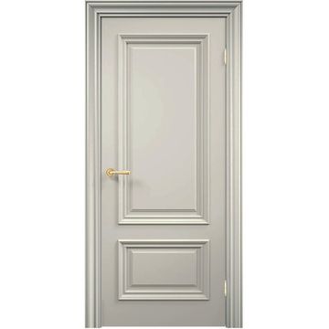 Межкомнатная дверь эмаль Дверцов Милан 2 RAL 7044 глухая