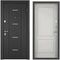 Фото входная cтальная дверь Torex Delta PRO MP DL-1 темно-серый букле графит D6-27 ПВХ бьянко