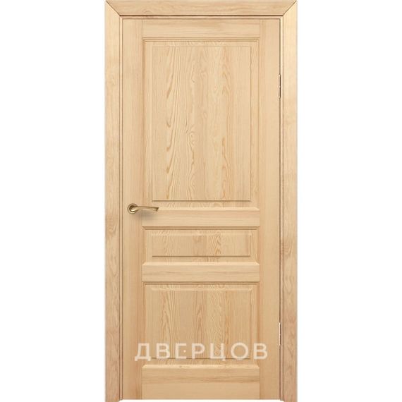 Фото межкомнатной двери массив сосны Болонья под покраску глухая