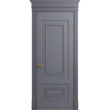 Межкомнатная дверь массив бука Viporte Неаполь тауп глухая