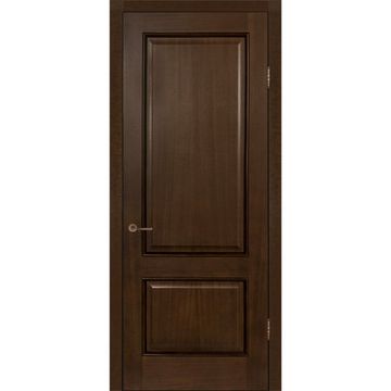 Межкомнатная дверь шпон Прага миланский орех глухая