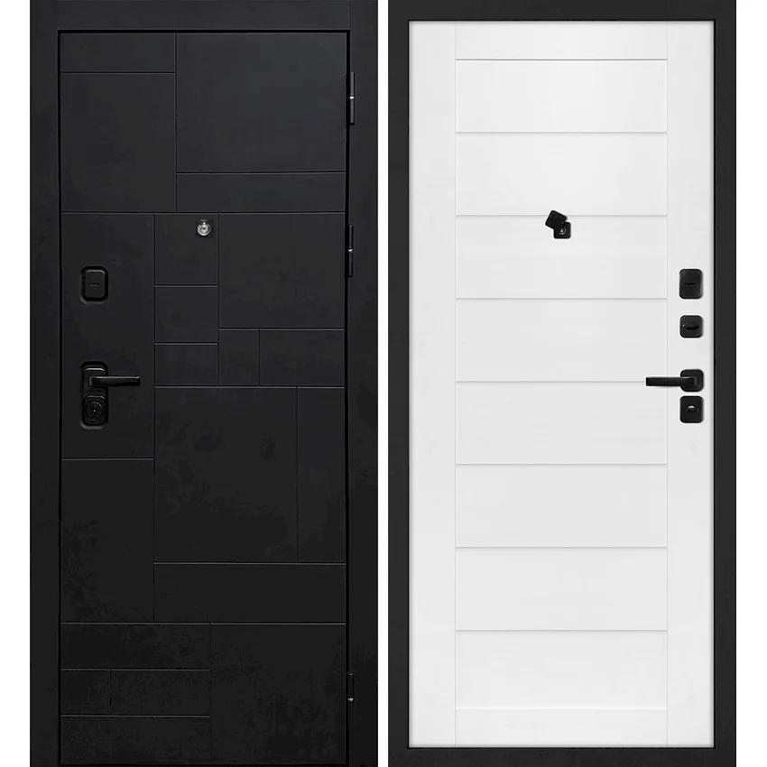 Входная дверь Лабиринт-201 панель сборная белоснежная