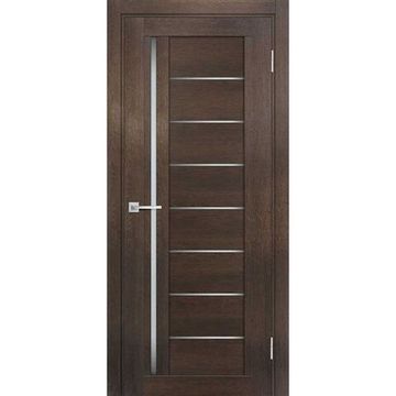 Межкомнатная дверь экошпон Мариам Техно-801 фреско стекло сатинат графит