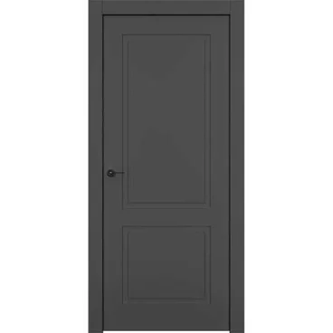 Противопожарная дверь Классика-2 чёрная эмаль EIS60