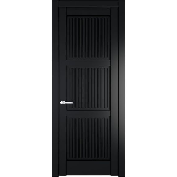 Межкомнатная дверь эмаль Profil Doors 2.4.1PM блэк глухая