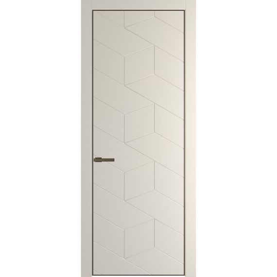 Межкомнатная дверь 9PA кремовая магнолия глухая