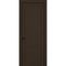 Фото межкомнатной двери керамик FL 5 коричневый глухая
