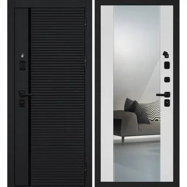 Входная дверь Галактика-173 панель зеркало