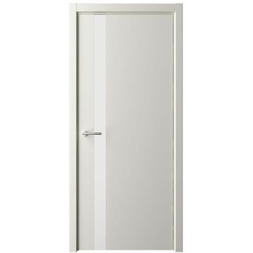 Межкомнатная дверь эмаль Albero Геометрия 5 латте остеклённая