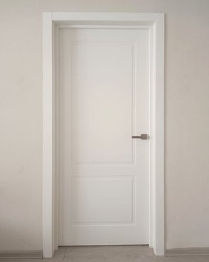 Межкомнатная дверь эмаль Капри 2 белая глухая