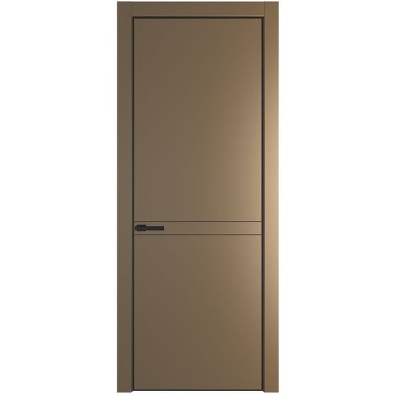 Межкомнатная дверь 11PA перламутр золото глухая